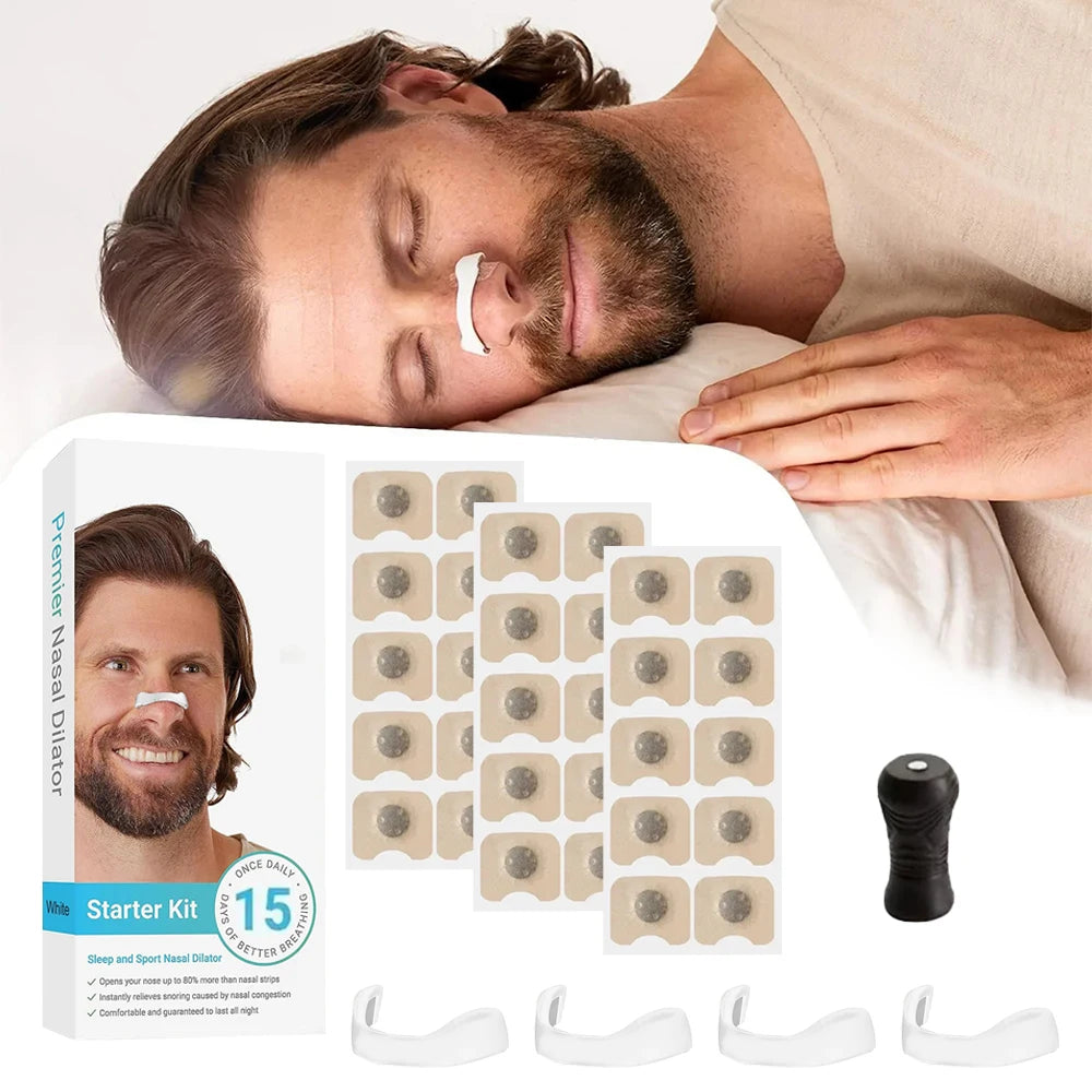 Magnetic Nasal Breathing Strips